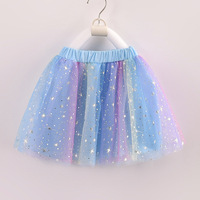 Jupe en tulle arc-en-ciel pour tout-petits, jupe de danse de ballet, jupe de princesse des neiges, robes tutu pour filles et enfants