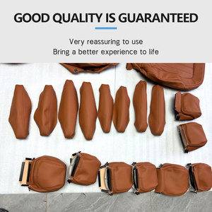 Fundas de Asiento de Cuero para los Modelos 16-26 de Mercedes-Benz <span class=keywords><strong>VITO</strong></span> Clase V, para Asientos 7, 8, <span class=keywords><strong>9</strong></span>. Ocho estuches de cuero - Product Image 4