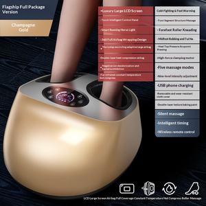 Masajeador de Pies con Calor, Infrarrojos, Vibración, Compresión de Aire, Rodillos Eléctricos para Piernas y Pantorrillas - Product Image 5