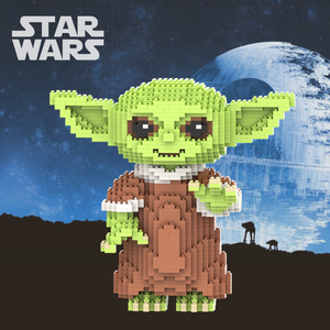 Gran oferta Venyoe plástico personalizado modelo Mini ladrillo figura espacio guerra maestro bebé <span class=keywords><strong>Yoda</strong></span> Micro bloques de construcción juguetes para chico regalo - Product Image 5