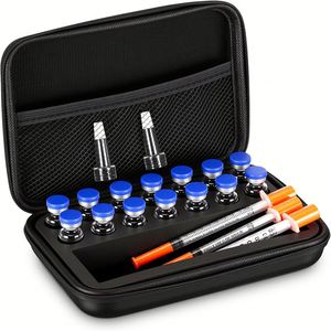 Étui de transport pour flacons d'insuline et de peptides en EVA imperméable, de haute qualité, taille et couleur personnalisées, 3/10 ml, étui de rangement de voyage - Product Image 6