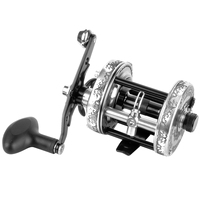 Moulinet de surf entièrement en métal gravé à grande vitesse Nouveau design pour le lancer d'appâts Jigging Trolling River Lake Saltwater Sea Fishing