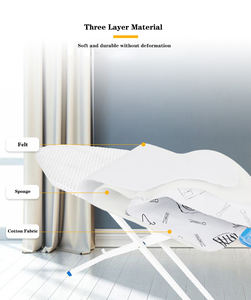 Housse <span class=keywords><strong>de</strong></span> planche <span class=keywords><strong>de</strong></span> <span class=keywords><strong>repassage</strong></span>, 3 couches <span class=keywords><strong>de</strong></span> tissu imprimé <span class=keywords><strong>de</strong></span> coton, fonctionnel, résistant aux hautes températures - Product Image 4