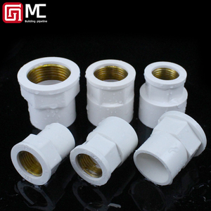 Fitting Pipa Air PVC Tahan Lama dengan Kopling Berulir Tembaga untuk Sistem Perpipaan Pasokan Pabrik - Product Image 4