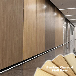 Panel de Pared de PVC de Fibra de Carbono Cristalina Alternativa a la Madera, Estilo Múltiple, 1220*2440/2900mm, Lámina de Chapa de Madera de Bambú y Carbón Vegetal - Product Image 1