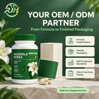 Capsules de Rhodiola Rosea OEM/ODM 60 gélules – Soutien Anti-Stress, Énergie Naturelle, Fonction Immunitaire – Complément Alimentaire Marque Blanche