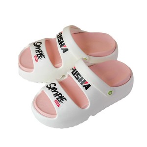 Sandalias de plataforma deportivas simples para mujer, color beige, suela suave de EVA, antideslizantes, para playa, tallas 36, 37, 38, 39, 40 - Product Image 3