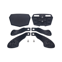 4 en 1 Séparé Noir Solide pour PS5 Controller Back Paddle Game Refit Parts for PS5 Joystick Game Pad Back Button