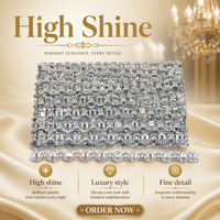Nouvel arrivage en stock : Dentelle chaîne brodée de strass de 16 cm, style ethnique Miao, accessoire DIY pour vêtements, dentelle de garniture, Chine