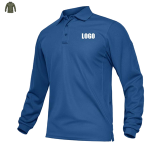 Camiseta de Golf Personalizada de Manga Larga, Tejida, Transpirable y de Alta Calidad para Hombre - Product Image 2