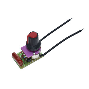 Módulo regulador de velocidad sin soldadura de 100W para Arduino, atenuador de <span class=keywords><strong>luz</strong></span>, potenciómetro de interruptor de motor de CA - Product Image 4
