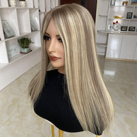 Topper respirant en soie mono PU 5*6 3*5, balayage, cheveux humains vierges bruts européens russes, sur mesure en usine