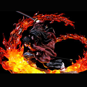 OEM 15 pouces GK Kokushibo avec lumière, jouets en résine PVC, Tsugikuni Yoriichi Kimetsu No <span class=keywords><strong>Yaiba</strong></span> Figure Demon Slayer Figure - Product Image 6