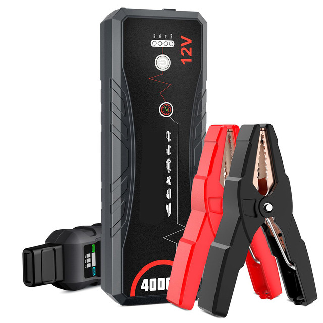 Car Battery Jump Starter 4000A Peak Q11 Pack for up to All Gas and 10.0L Diesel Engine12V Auto Battery Booster