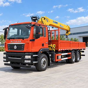 Grúa Hidráulica SINOTRUK Montada en Camión para Manejo de Carga, Transporte de Materiales y Equipos de Construcción - Product Image 1