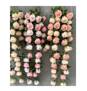 Rosa naranja flores artificiales decoraciones para el hogar de buena calidad a precio competitivo - Product Image 3