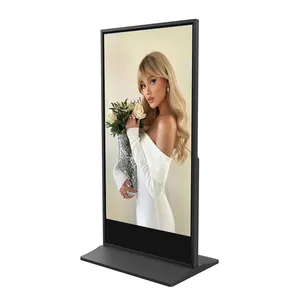 49 인치 실내 바닥 서 적외선 터치 스크린 LCD 디스플레이 광고 디지털 간판