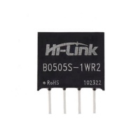 Hi-Link 5V ke 5V 1W Power Supply perlindungan arus pendek HLK-B0505S-1WR2 1WR3 DC-DC modul daya saklar terisolasi