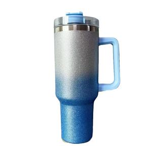 Taza de PC con aislamiento de acero inoxidable de doble capa de 40oz de primera generación, gran capacidad, termo al vacío moderno para fiestas, diseño de Vasos - Product Image 5