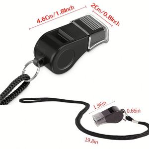 Silbatos Deportivos de Plástico con Logotipo Personalizado y Cordón, Sonido Fuerte y Nítido, Ideal para Entrenadores, Árbitros, Entusiastas del Aire Libre y Familias - Product Image 3