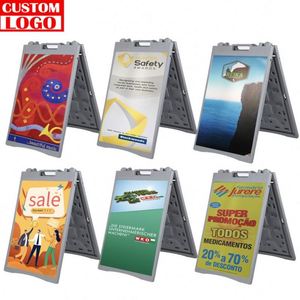 Double Sided A1 Outdoor Sidewalk Pavement Signs Custom Size a Frame Post <b>Stand</b> 30X40 a Frame Pavement Sign - Product Image 1
