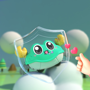 Juguete de Cangrejo Interactivo para Bebés FiveStar, Juguete de Arrastre para el Tiempo Boca Abajo, Juguete de Coche de Doble Inercia para Niños, Juguete de Cangrejo que Escapa - Product Image 5