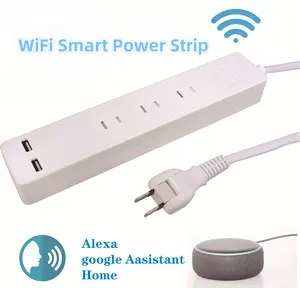 Tuya Wifi Netsnoer Jp Plug Desktop Type Usb Stekkerdoos Pd 20W Wifi Smart Stekkerdoos Met 3 Ac Stopcontacten