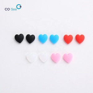 미니 하트 모양 안경 귀 그립 미끄럼 방지 실리콘 안경 후크 - Product Image 2