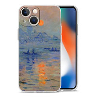 Casing ponsel pelukis kustom Claude Monet impresionisme untuk iPhone 17 16 15 14 13 12 11 Pro Max XS Plus penutup pelindung lensa jernih