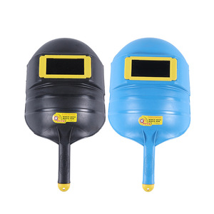Casco de soldadura de plástico portátil, protección facial completa, antideslumbrante, para soldadura eléctrica y por arco de argón, material PP - Product Image 5