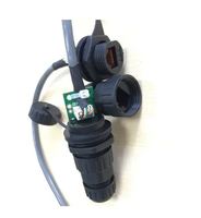 Connecteur Ethernet RJ45 étanche IP68 Lilutong M19 8P8C à montage sur panneau