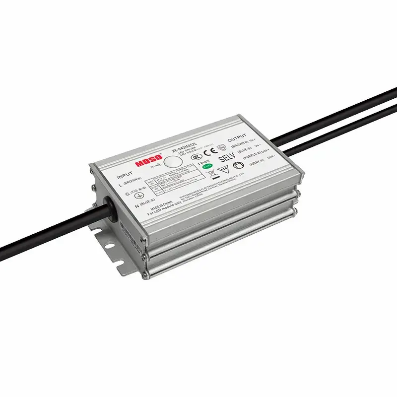 X6L series 3-in-1 dimmable IP67 waterproof constant current road lighting LED driver 26w 36w 42w 60w led power supply