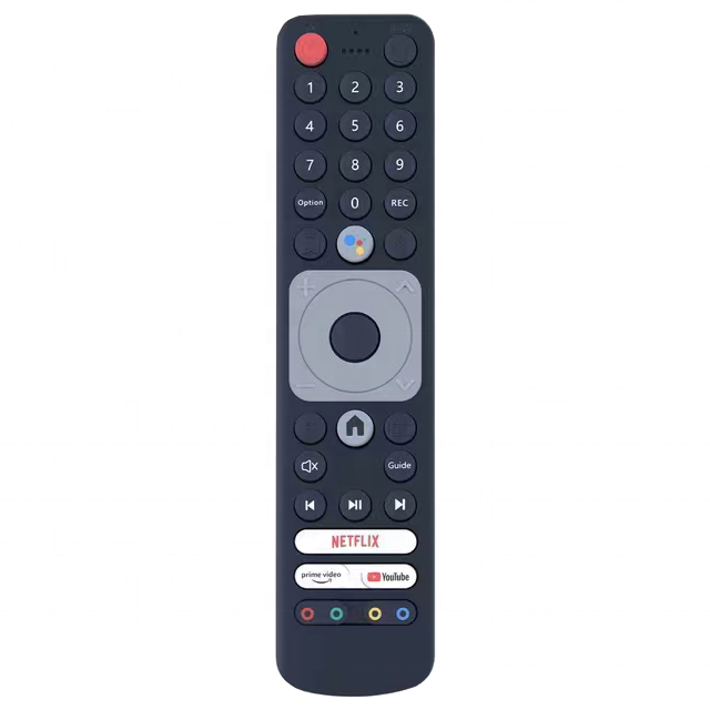 Hostrong OEM Custom 41 Keys Remote Control for IPTV SMART TV With BT Voice HOMATICS BIG Box 4K SledovaniTV Kaba Bear Google TV