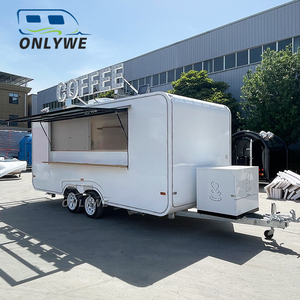 Remolque de Comida Móvil Onlywe para Café, Helados y Pizza, Totalmente Equipado con Equipo de Cocina - Product Image 4