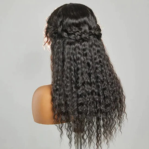 Peluca de Cabello Humano Remy Brasileño 100% Virgen con <span class=keywords><strong>Flequillo</strong></span>, Sin Pegamento, Sin Encaje, Hecha a Máquina, con Cutícula Alineada - Product Image 4