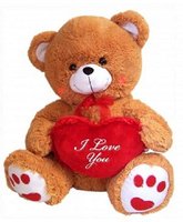 Ours en peluche Saint-Valentin avec enveloppe cœur – Cadeau romantique pour petite amie, idéal pour une déclaration d'amour