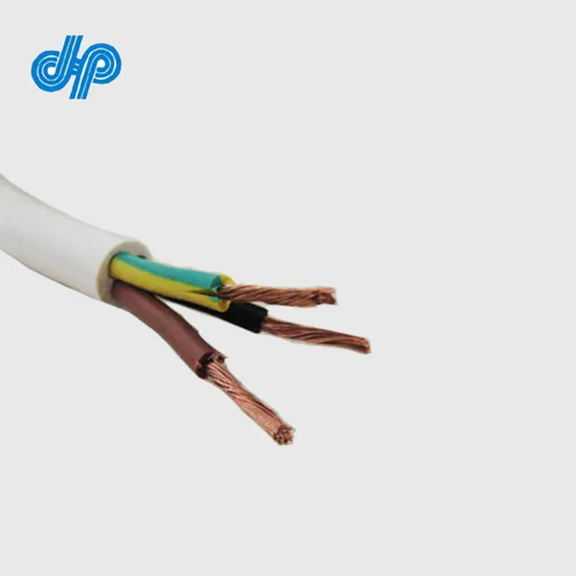 300/500V Pvc Aderisolatie En Mantel Koperdraad Gestrand Multicore Flexibele Elektrische Kabel 3*1.5mm2