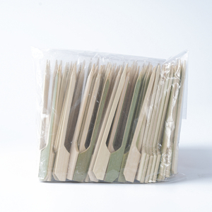 Best-seller Brochettes Teppo en bambou <span class=keywords><strong>de</strong></span> 9cm en cuir vert pour cure-dents alimentaires Bâton <span class=keywords><strong>de</strong></span> <span class=keywords><strong>fruits</strong></span> BBQ Party - Product Image 6