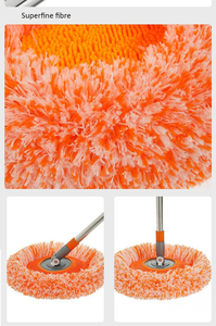 Serpillère plate en fibres de tournesol 2-en-1 multifonctionnelle absorbante, <span class=keywords><strong>balai</strong></span> à poussière avec manche en fer pour le nettoyage des sols, des murs et des voitures à domicile, vente en gros - Product Image 2
