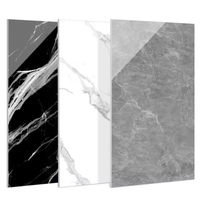 Carrelage en céramique aspect marbre brillant 24x24 pouces (600x600 mm) pour sol et mur, salon, salle de bain, cuisine, décoration intérieure moderne