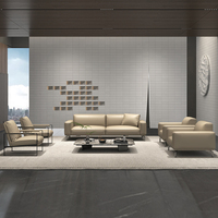 Canapé de salon de luxe moderne, design de salon d'hôtel, canapé modulaire pour trois personnes, canapé de bureau présidentiel