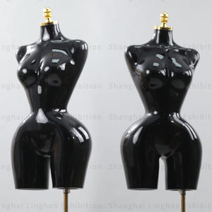 BBL女性カービーマネキンブラジル女の子ドレスフォームサイズ大きなヒップバストハーフボディ女性ゴールデンマネキン女性胴体 - Product Image 4