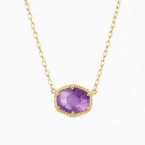 Produttore di Gioielli Personalizzati, Collana con Pendente in Quarzo Rosa e Cristallo Blu Ovale, Placcata in Oro 14K 18K, Catena a Corda per Donne - Product Image 4