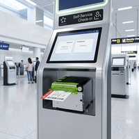 Imprimante thermique de kiosque KP-830 80 mm avec coupeur automatique pour l'impression de billets d'embarquement et d'étiquettes de bagages