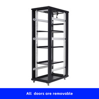 Armoire de serveur sur pied 19 pouces 12U/24U/42U pour centre de données 600*1000mm, marque SCZT, en acier laminé à froid SPCC, en stock