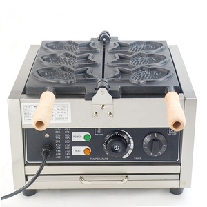 Machine à gâteaux <span class=keywords><strong>au</strong></span> poisson taiyaki, électrique à gaz, avec ouverture sur la bouche, appareil pour la fabrication de desserts, de glace, cône et gaufrier - Product Image 2