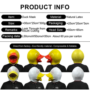 Maschera in Lattice a Forma di Anatra con Bocca Grande, Accessorio Divertente per Feste di Halloween, Personalizzabile - Product Image 2
