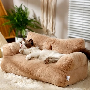 Pet Sofa Luxury for Small Dogs & <b>Cats</b> Solid Pearl Cotton Oxford Cloth Anti-Slip PP Cotton Sponge Soft Modern Comfortable - Product Image 4