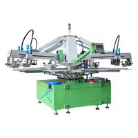 Nueva Impresora Automática de Serigrafía KC de 10 Estaciones, Alta Velocidad 600PCS/H, 4 Colores para Impresión Multicolor de Camisetas, Tarjetas y Etiquetas
