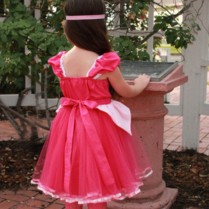 Shopping Online Websites Innovative Products for Import a Lace Kids Frill Red Children Clothing Party Dress - Product Image 4